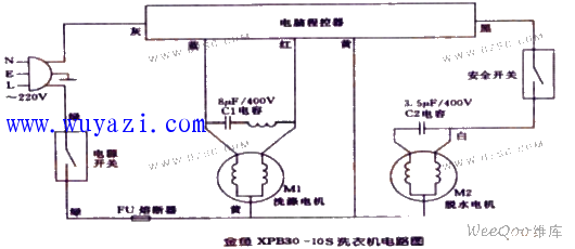 金魚XPB30-10S洗衣機電路圖