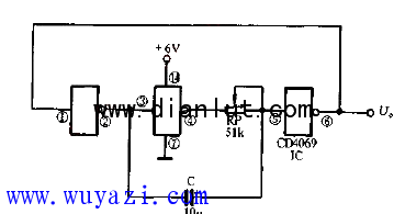 方波發生器電路原理圖