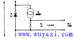 測量4-20MA閉合迴路上的感測器電路圖