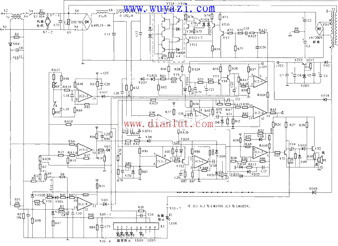 索浦SP-200電磁爐電路原理圖