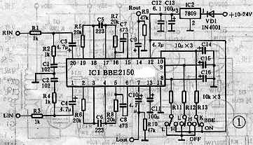 什麼叫BBE?BBE2150音質增強電路圖