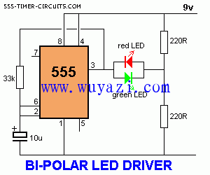 BI-的POLAR LED驅動器電路
