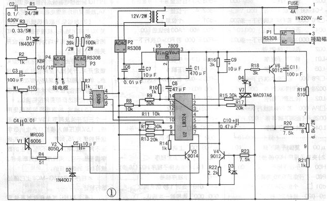 直流電機無級調整電路板原理圖及製作