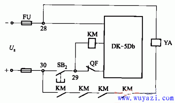 DK-5Db直流電源控制電路