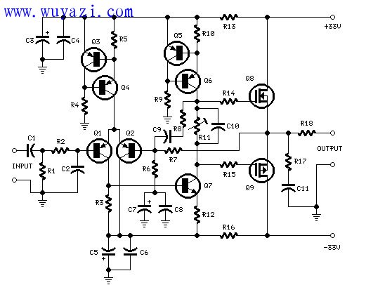 基於MOSFET的25瓦的功率放大器電源電路設計