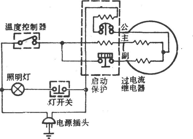 長城BCD-160冰箱控制板電路圖