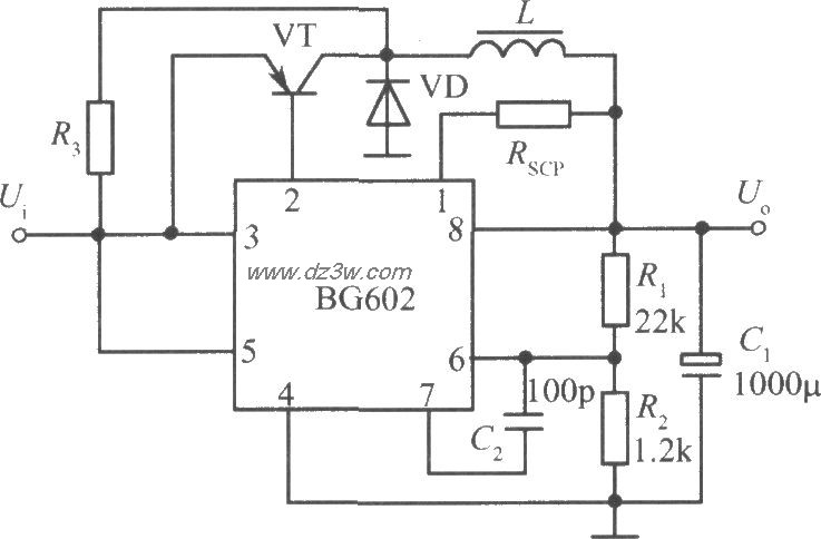 BG602組成的自激開關式集成穩壓電源
