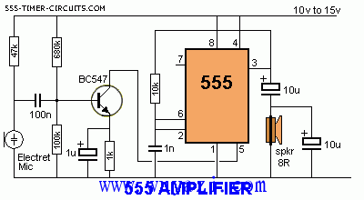 555放大器電路