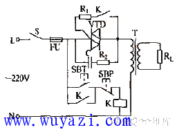 雙向晶閘管應用於單相電感性負載控制電路