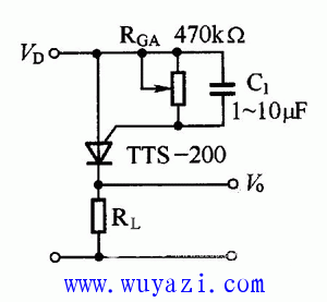 TTS-200系列溫控晶體閘管電路圖