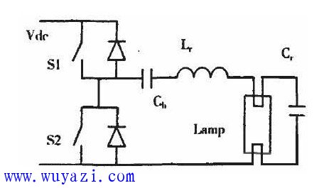 簡單的電子鎮流器原理電路圖