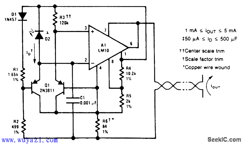 光電二極體轉換器/ TRA 發送器