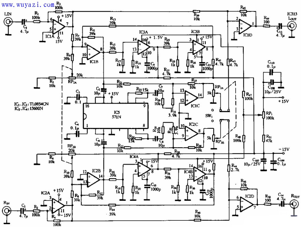 實用型音響激勵器原理電路圖