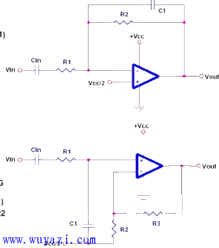典型低通濾波器電路原理圖