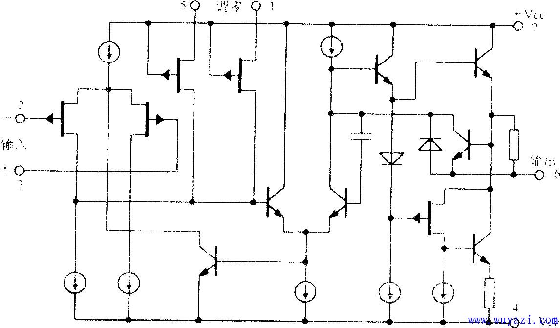寬頻Difet運算放大電路OPA606