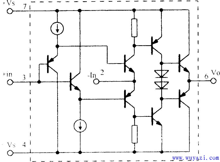 高速電流反饋運算放大電路OPA603