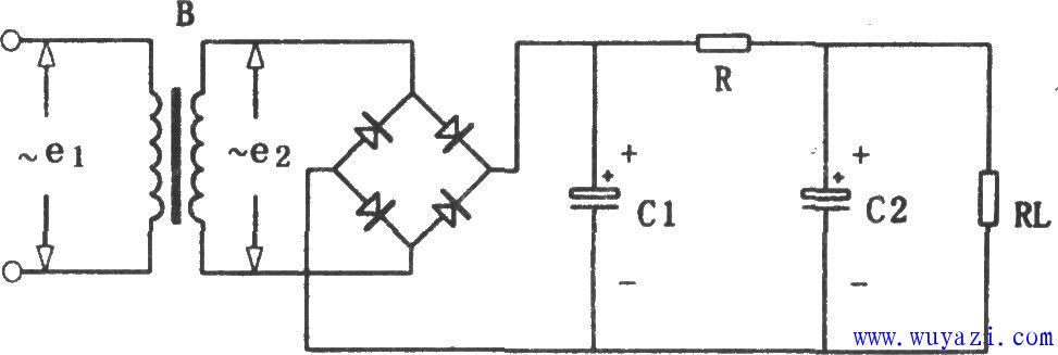 RC-π型濾波電路