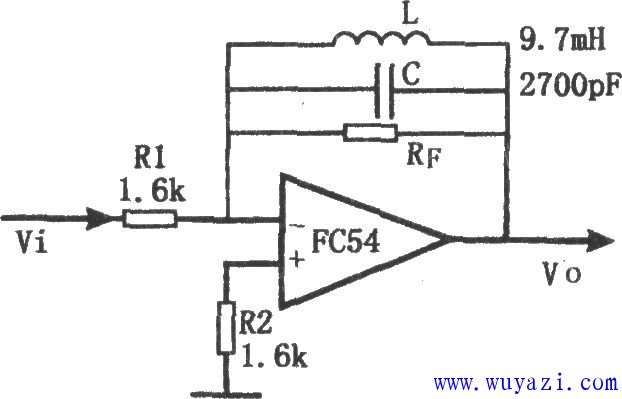 有源窄帶濾波器(FC54)