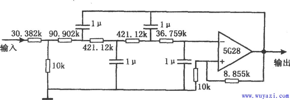 甚低頻有源濾波器(5G28)