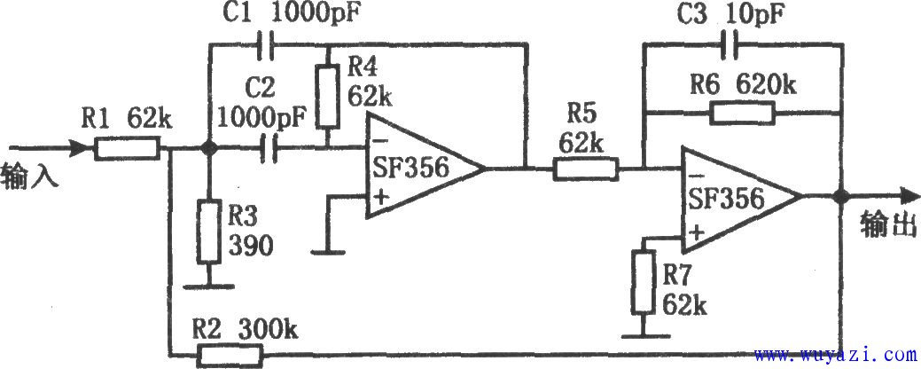 高Q帶通濾波器(SF356)