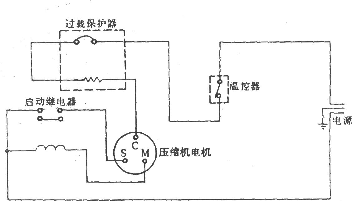 葵花BC-75冰箱電路圖