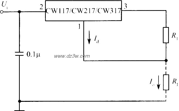 CW117／CW217／CW317構成的標準恆流源電路