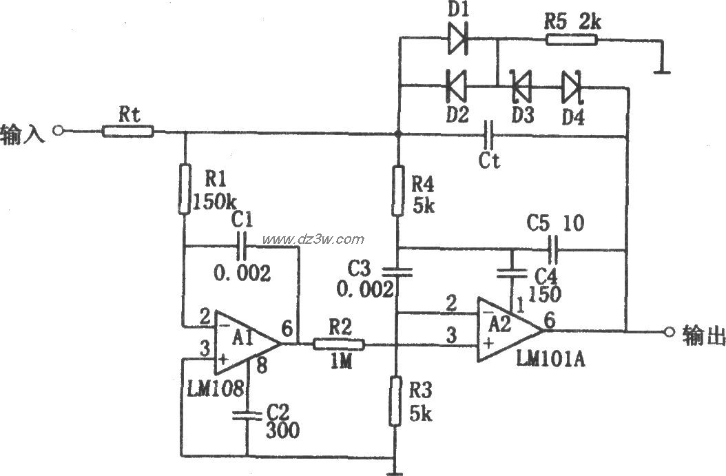 高速積分電路(LM101A、LM108)