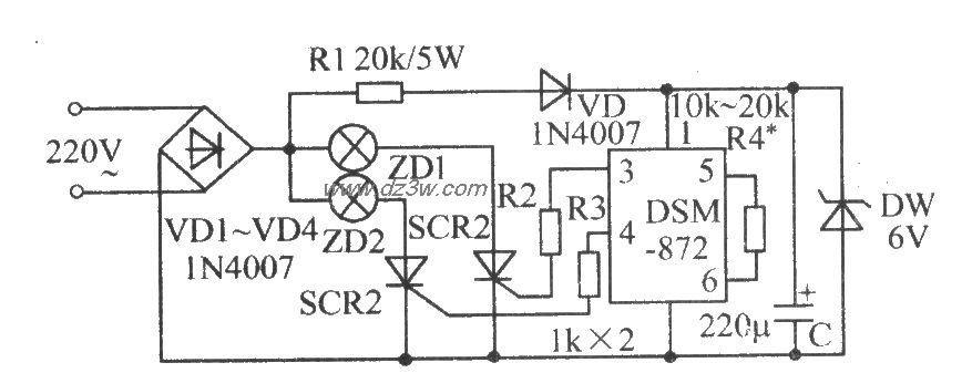 DSM-872典型應用電路(2)