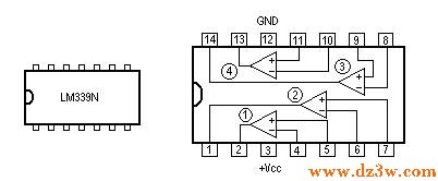 lm339電壓比較器原理及應用詳解